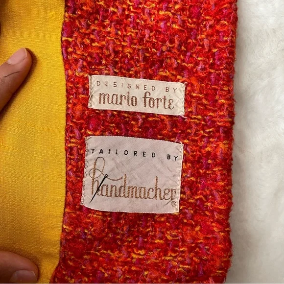 Vintage Mario Forte Tweed Skirt Suit Set - Picture 2 of 11